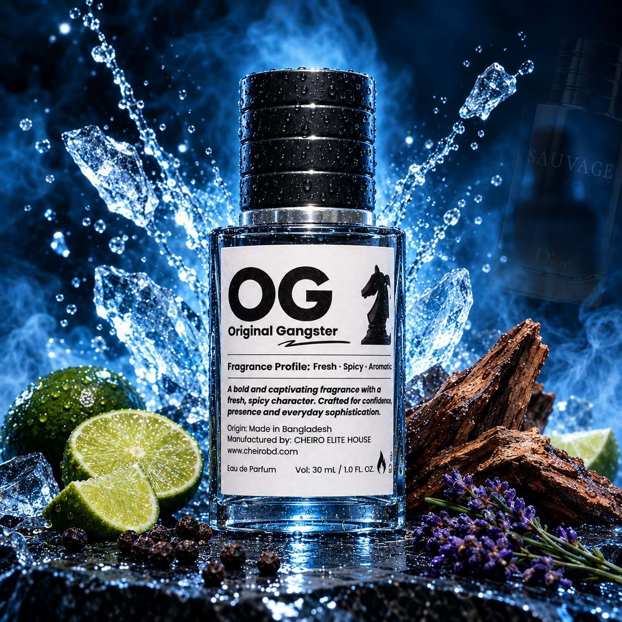 OG CHEIRO perfume CHEIRO OG – Men 30ML (similar to S A U -V A G E) - Image 1
